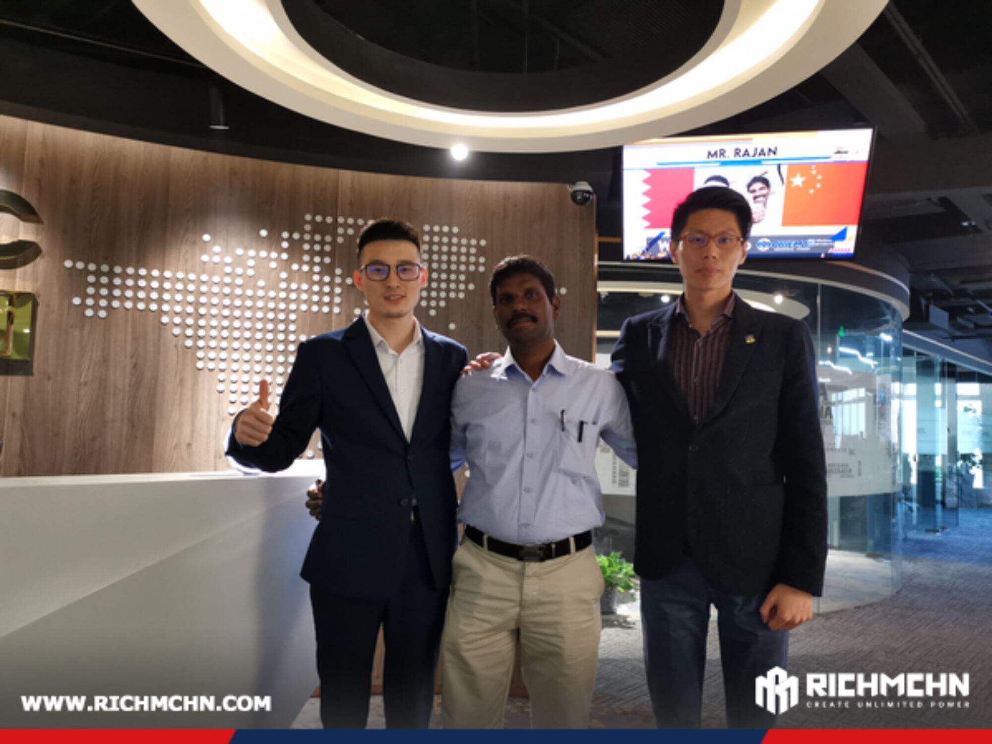 Barlin Clients Visited Lonchain Group Office & SANY Factory