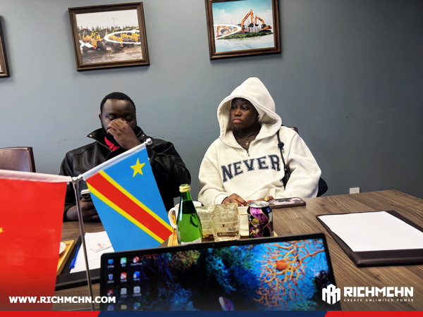 Democratic Republic of Congo Clients Visited Lonchain Group Office