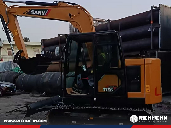 China - 1 Unit SANY SY75C Crawler Excavator