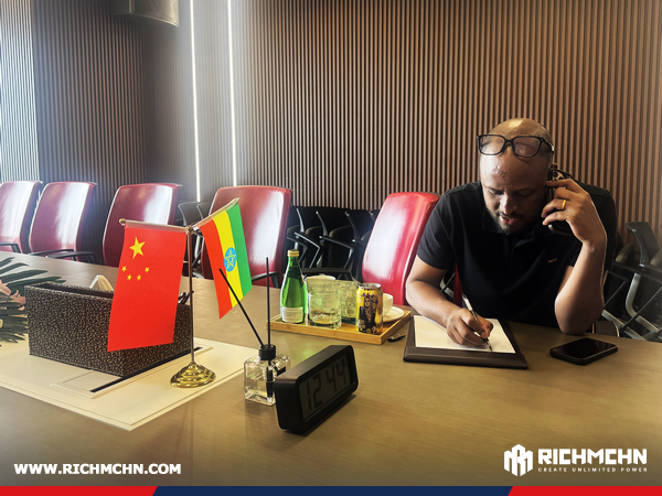 Ethiopia Client Visited Lonchain Group Office
