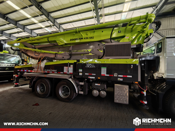Algeria - 1 Unit ZOOMLION ZLJ5291THBKF Concrete Pump Truck