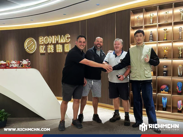 Democratic Republic of Congo Clients Visited Lonchain Group Office