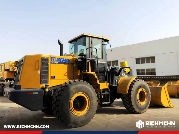 Algeria - 1 Unit XCMG ZL50GN Wheel Loader & 1 XS143J Road Roller & 1 GR215 Motor Grader