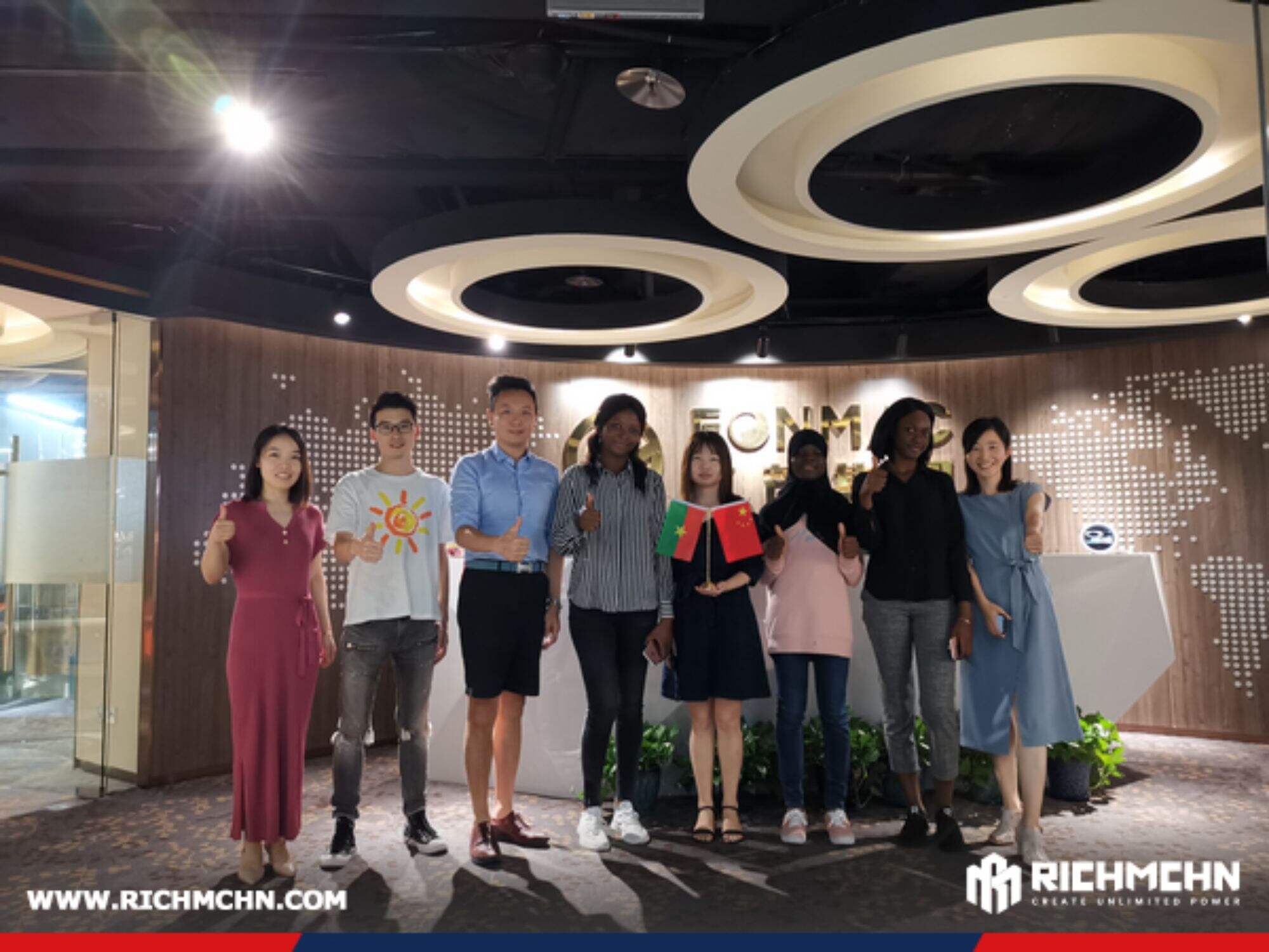 Burkina Faso Clients Visited Lonchain Group Office & SHANTUI Factory