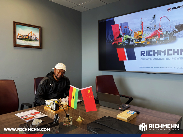 Ghana Client Visited Lonchain Group Office