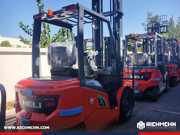 Poland - 2 Units HELI CPD35-GB2LI-M Electric Forklifts