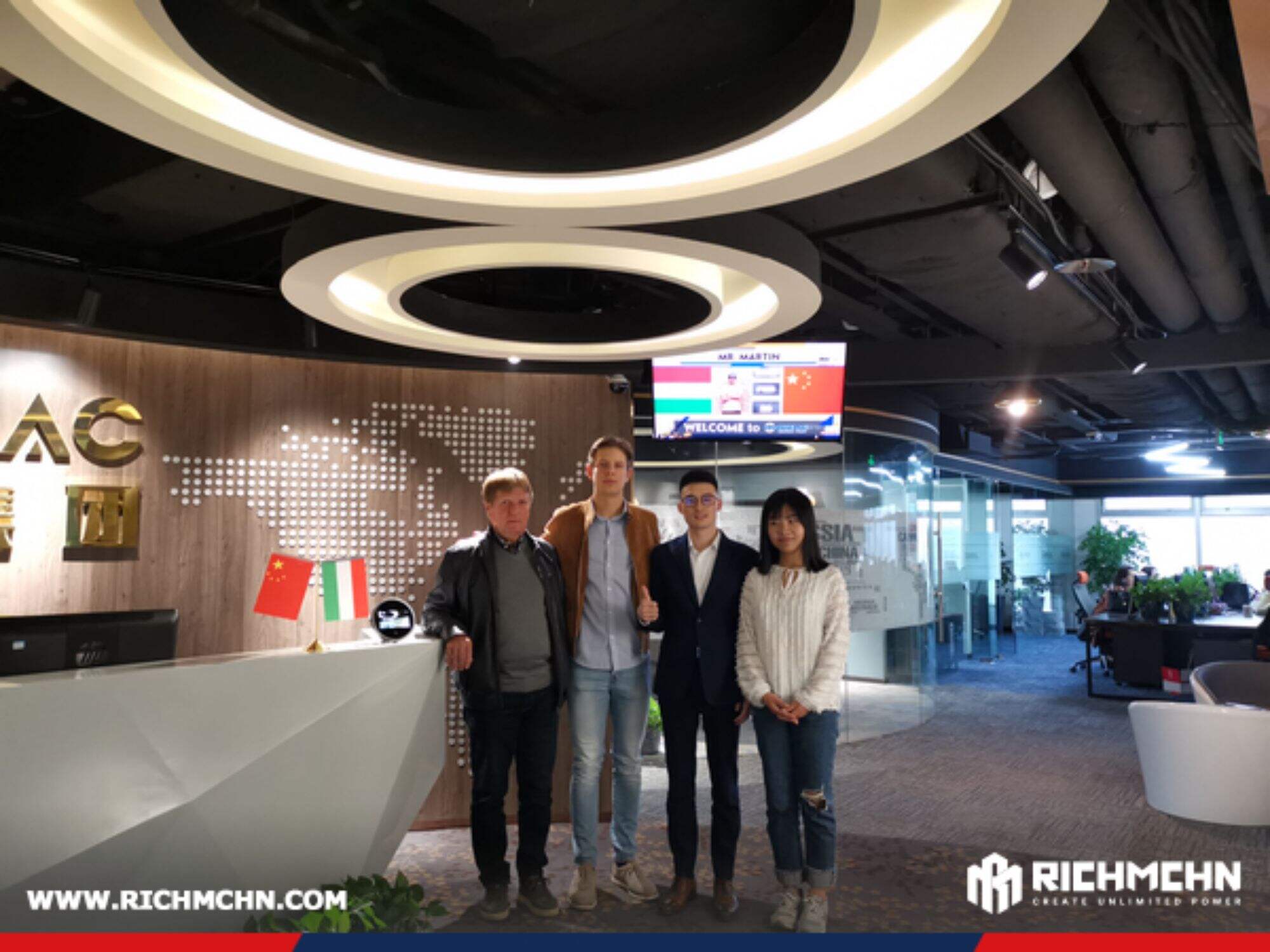 Hungary Clients Visited Lonchain Group Office
